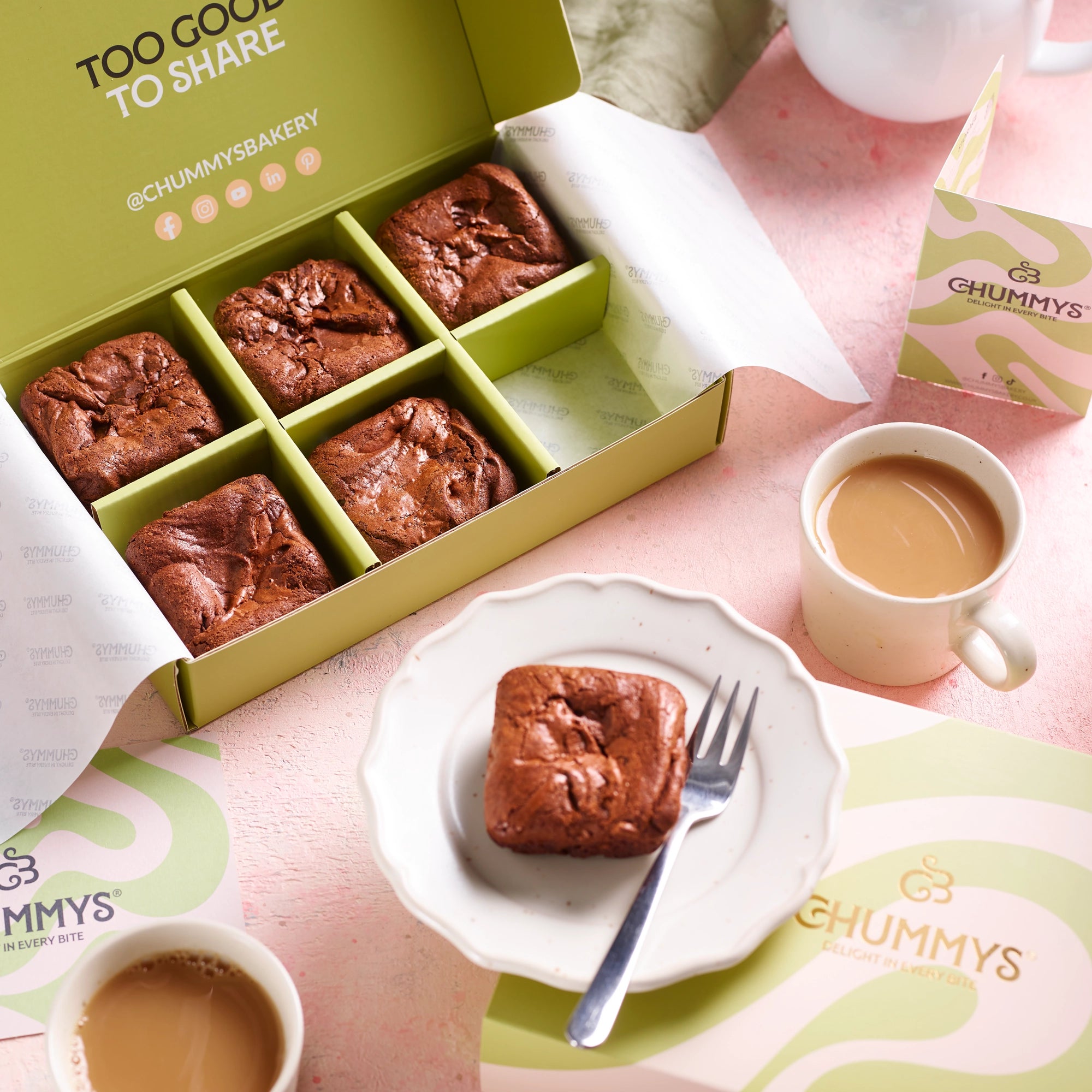 brownies über nacht aufbewahren Klassische Brownie-Box Lieferung