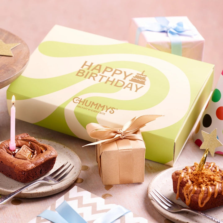 Gemengde Doos Post Brownies Bezorgen Aan Je Deur