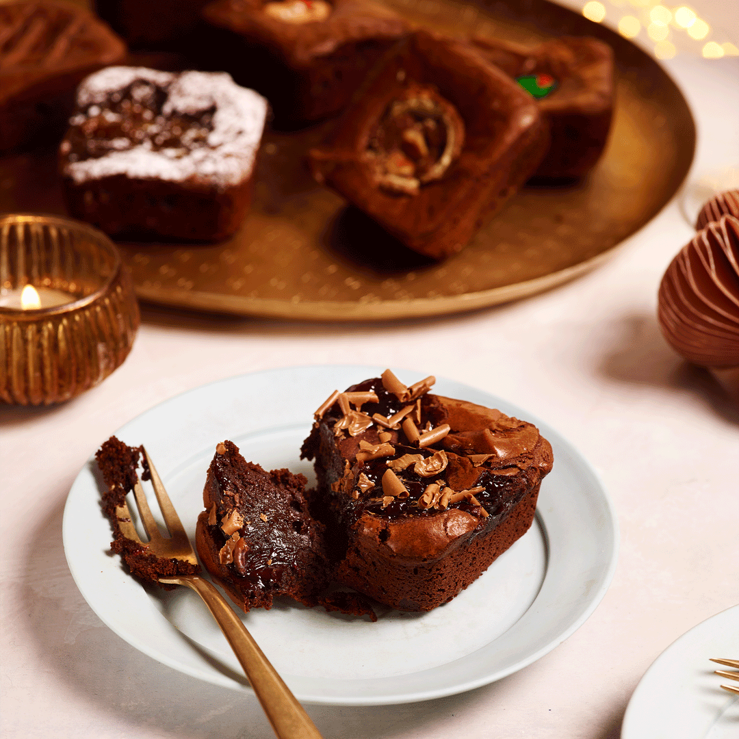 Weihnachts-Sonderedition Post-Brownie-Box - Direkt zu Ihnen nach Hause geliefert