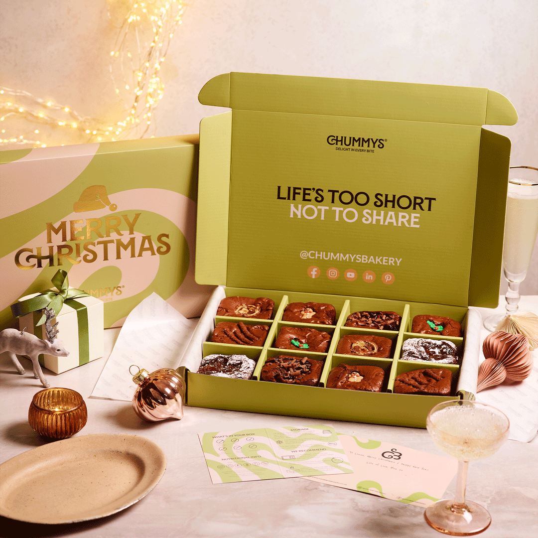 Christmas Limited Edition Postal Brownie Box - Delivered To Your Door