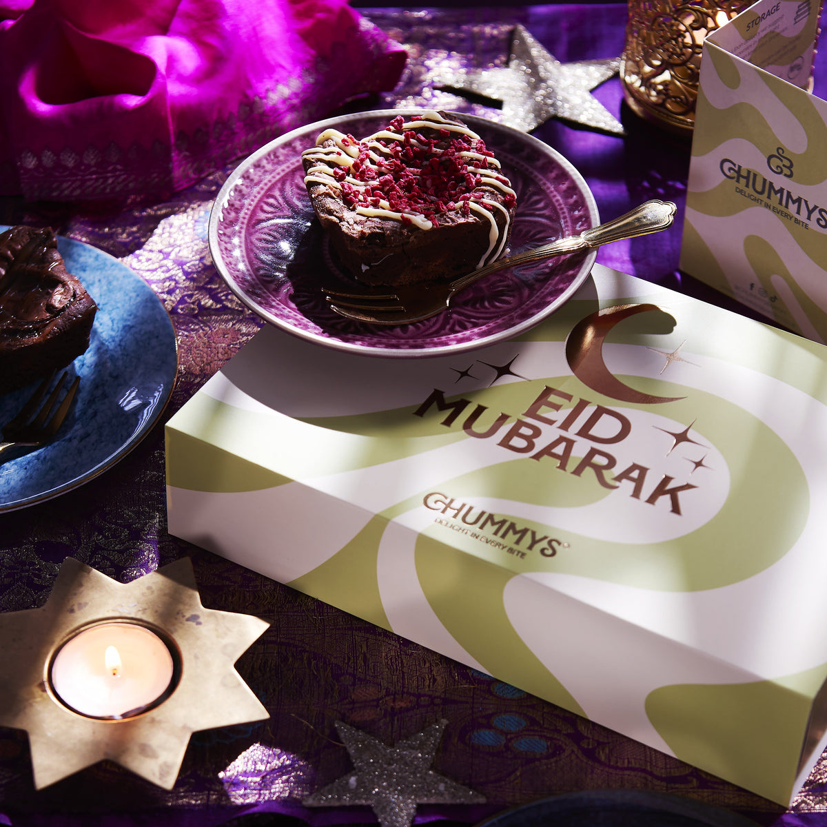 Gemischte Box mit Post-Brownies direkt zu Ihnen nach Hause geliefert