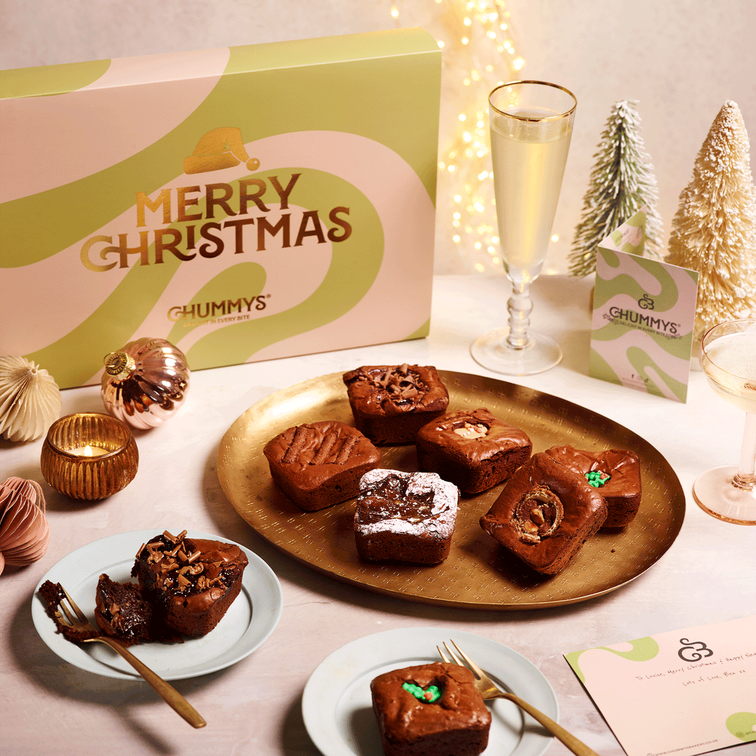 Christmas Limited Edition Postal Brownie Box - Delivered To Your Door