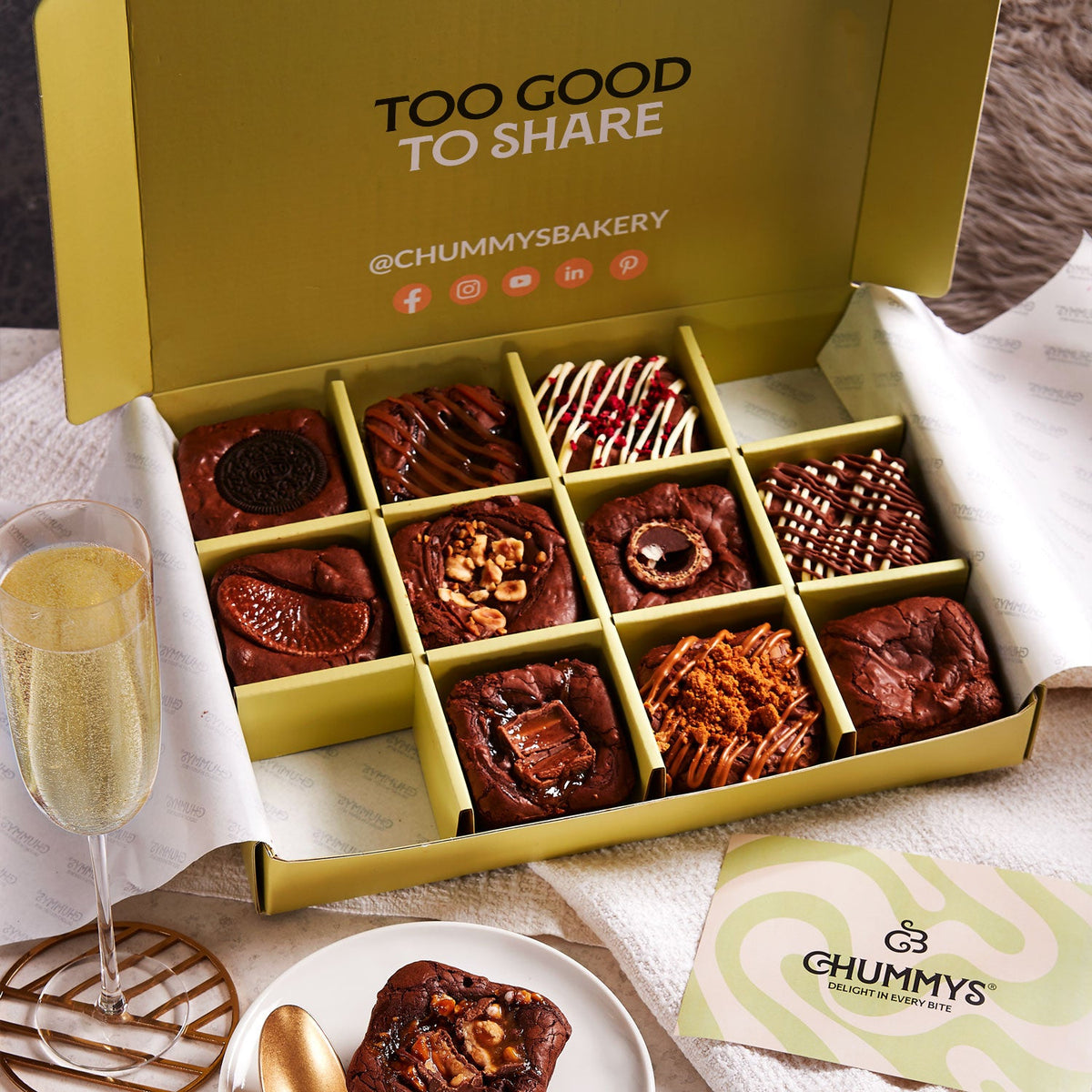 Herzlichen Glückwunsch, Brownie-Geschenkbox