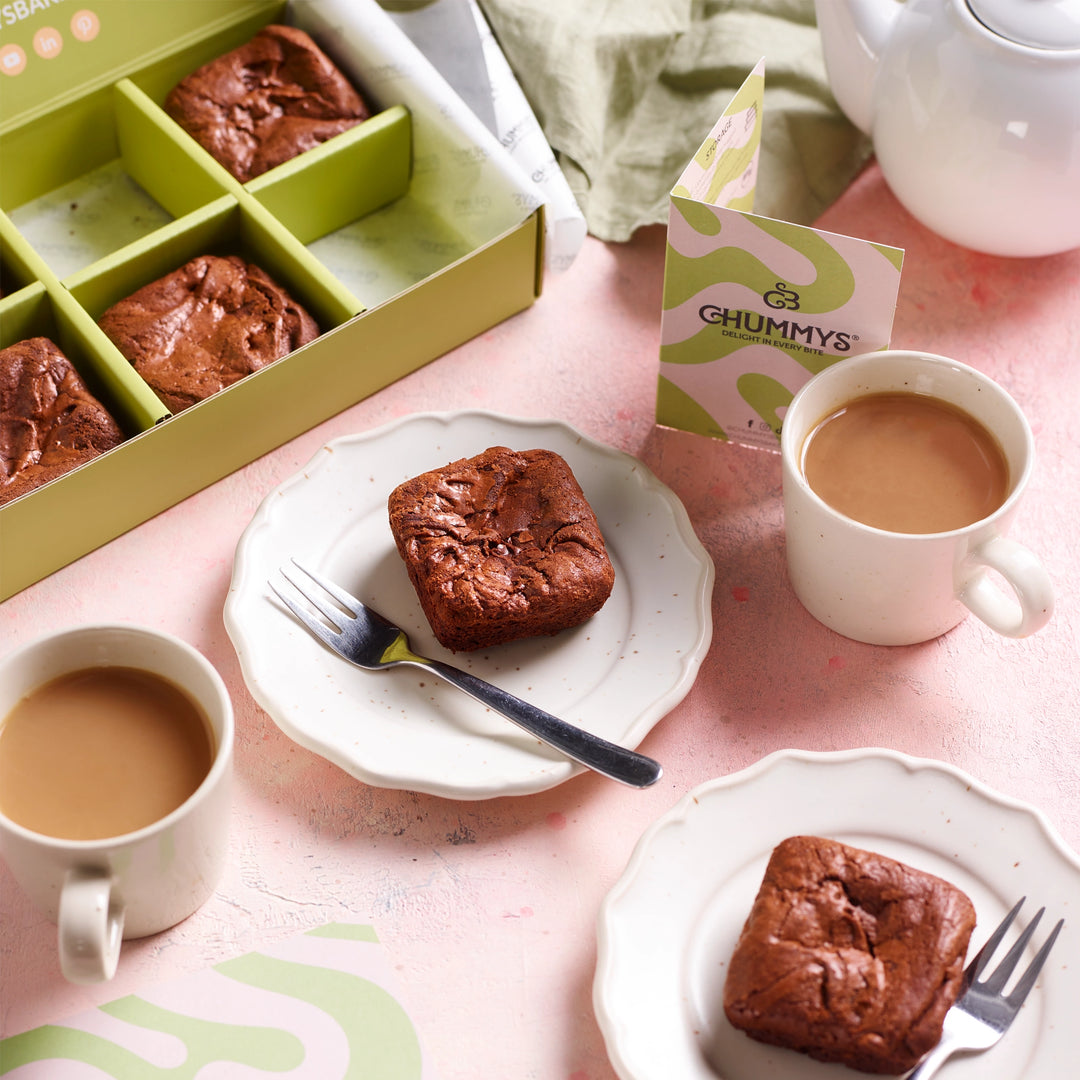 Klassische Brownie-Box Lieferung - Perfekt zum Verschenken