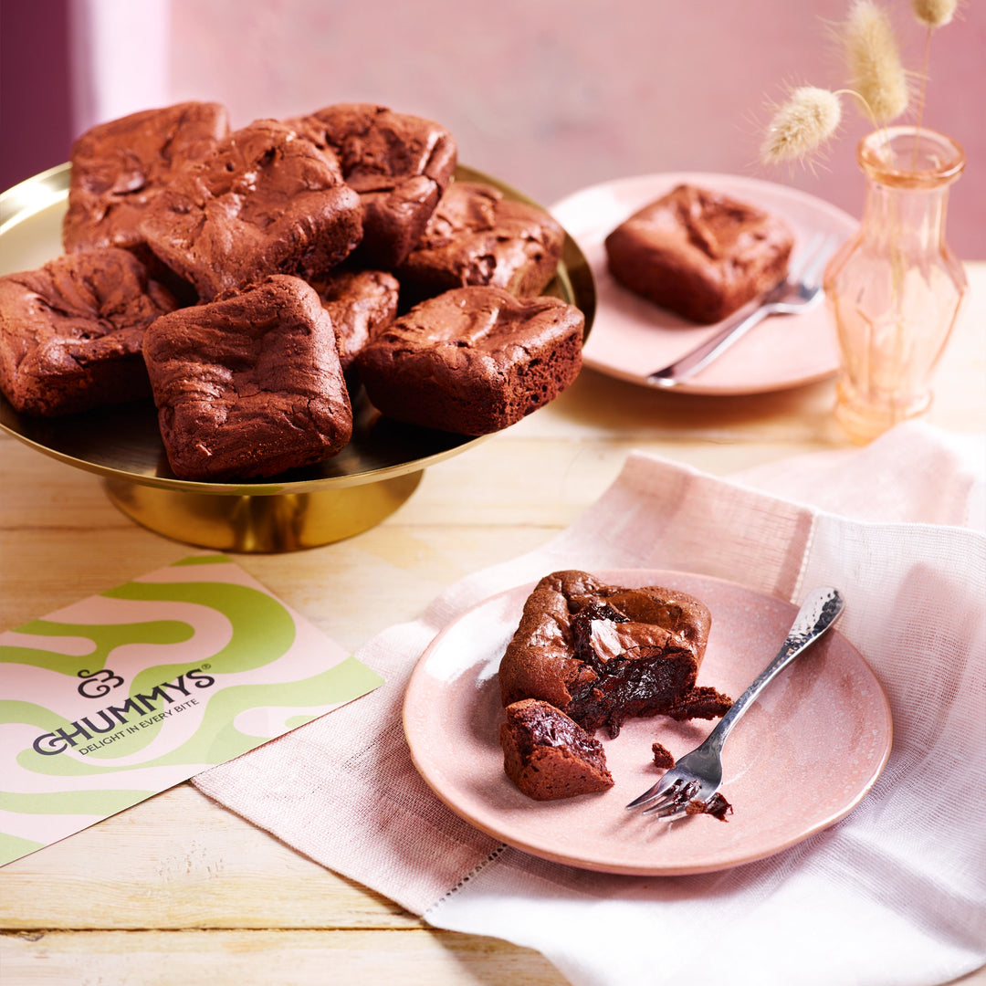 Klassische Brownie-Box Lieferung - Perfekt zum Verschenken